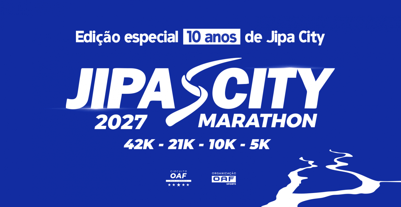 Inscrições e informações: 10ª Maratona Jipa City 2027 — Edição Especial