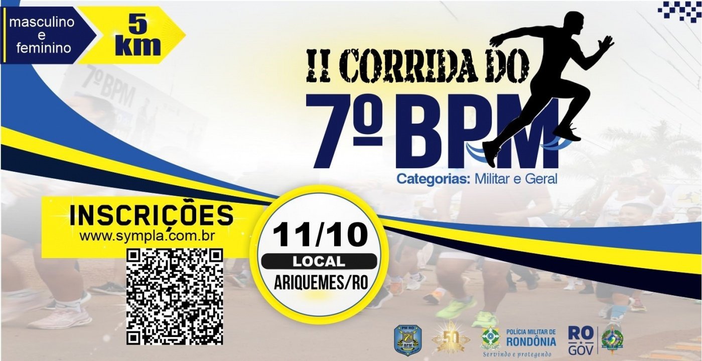II Corrida do 7º BPM — Ariquemes: como foi a prova em Ariquemes (RO)