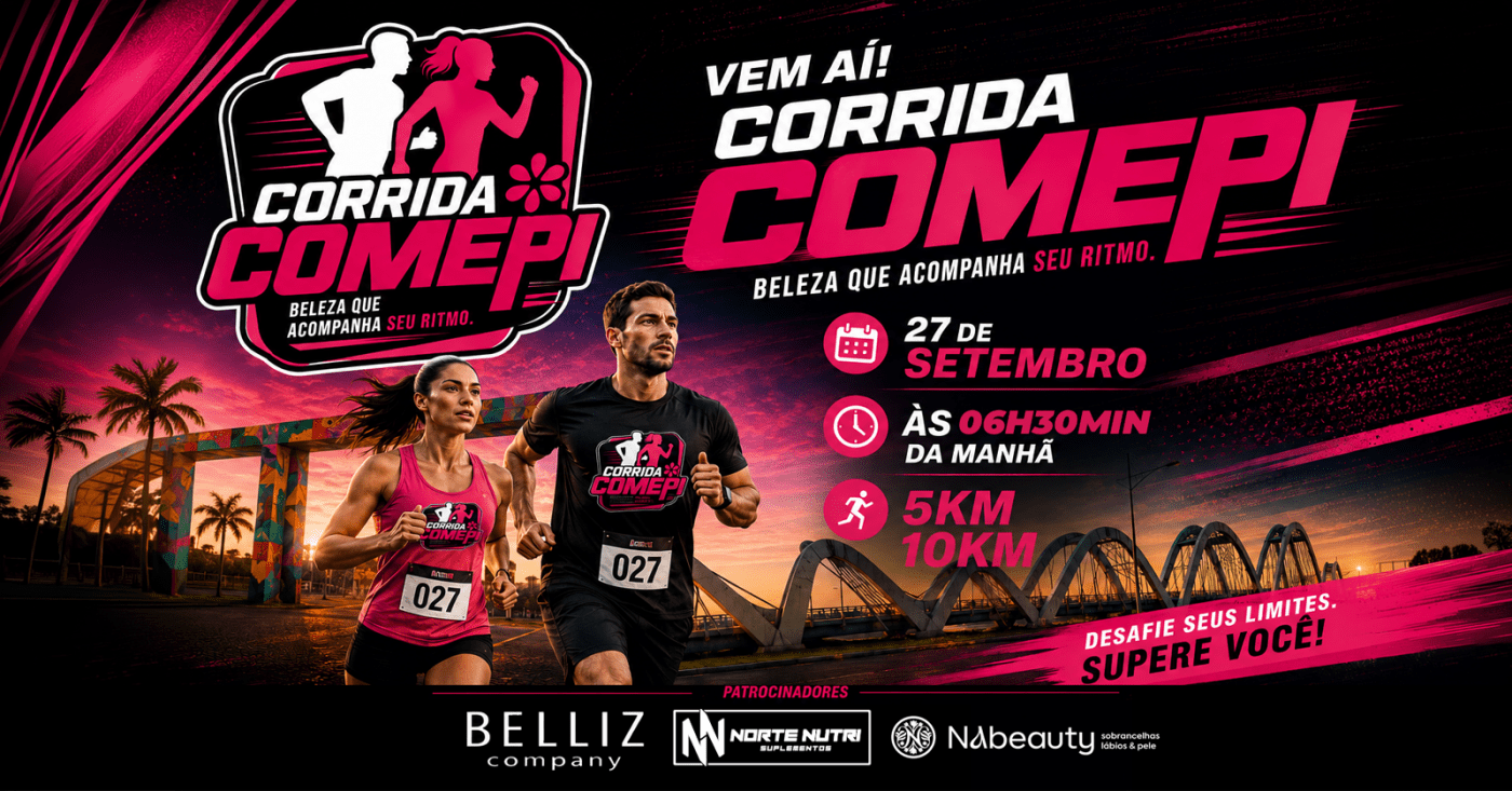 CORRIDA COMEPI 2026: inscrições, percursos e informações