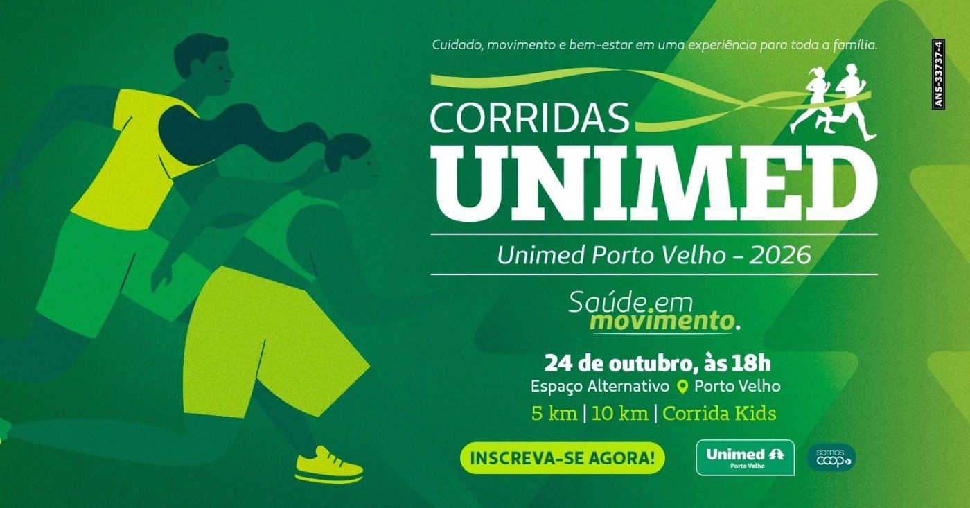 CORRIDAS UNIMED — Unimed Porto Velho 2026: inscrições, percursos e informações