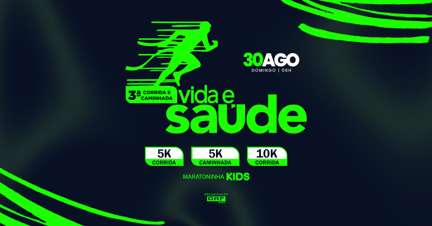 3ª Corrida e Caminhada Vida e Saúde — 5K e 10K (Ji‑Paraná): como foi a prova em Ji-Paraná (RO)