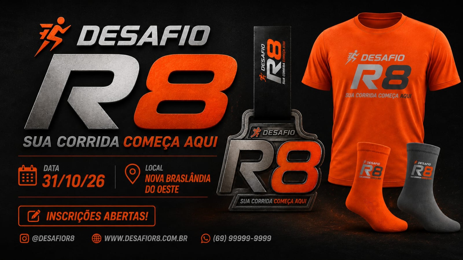 DESAFIO R8 - ETAPA NOVA BRASILÂNDIA D' OESTE — Nova Brasilândia D'Oeste/RO